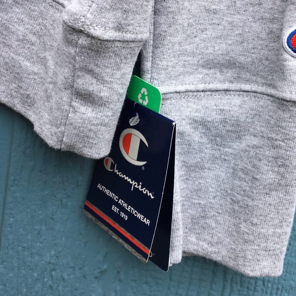 Nwt Champion Grey Multicolor Script Logo Power Bl… - image 7